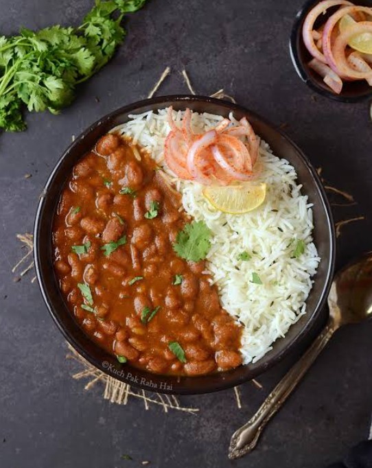 Kinnauri Rajma Rice - local food Kalpa