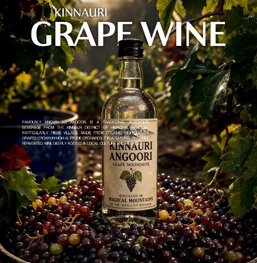 Angoori (Local Grape Wine) Kinnaur local speciality